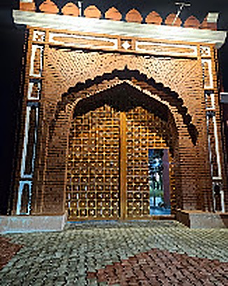 The Krishna Farms grand royal heritage gate in Kala Bakra Jalandhar